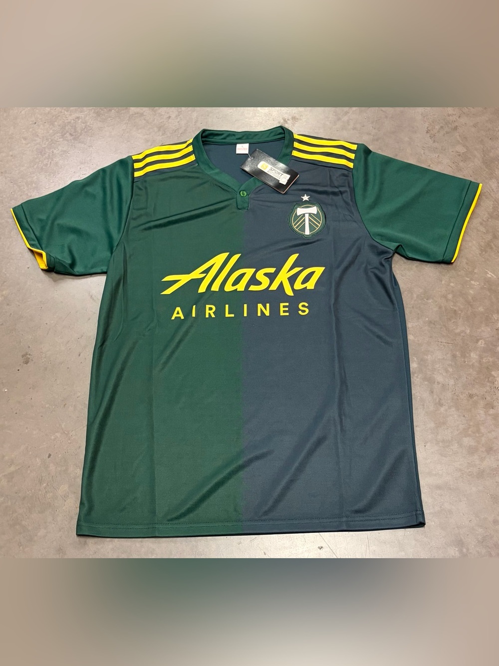 Portland Timbers Alaska Airlines Men's Green/Forest Soccer Jersey